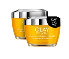 2 Pack Olay Ultimate Hydrating Moisturizer Vitamin C+Antioxidants+Peptide 24 NEW