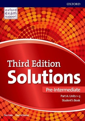 Solutions: Pre-Intermediate: Student's Book A Units 1-3: Leading the way to succ
