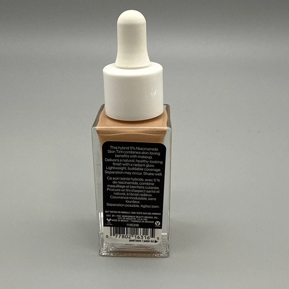 Wet n Wild Bare Focus Skin Tint 5% Niacinamide Hyaluronic Acid Light Medium Cool - Image 2 of 3