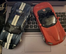 Transformers Alternators Sideswipe Dodge Viper and Mirage Ford GT Complete