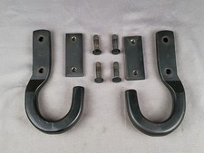 1988-1998 Chevy Gmc Obs Truck Tow Hooks Frame Bumper Recovery Lh Rh 1500 2500