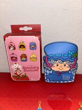 Loungefly Strawberry Shortcake Mini Backpack Bag Charm, BLUE BERRY MUFFIN, NEW