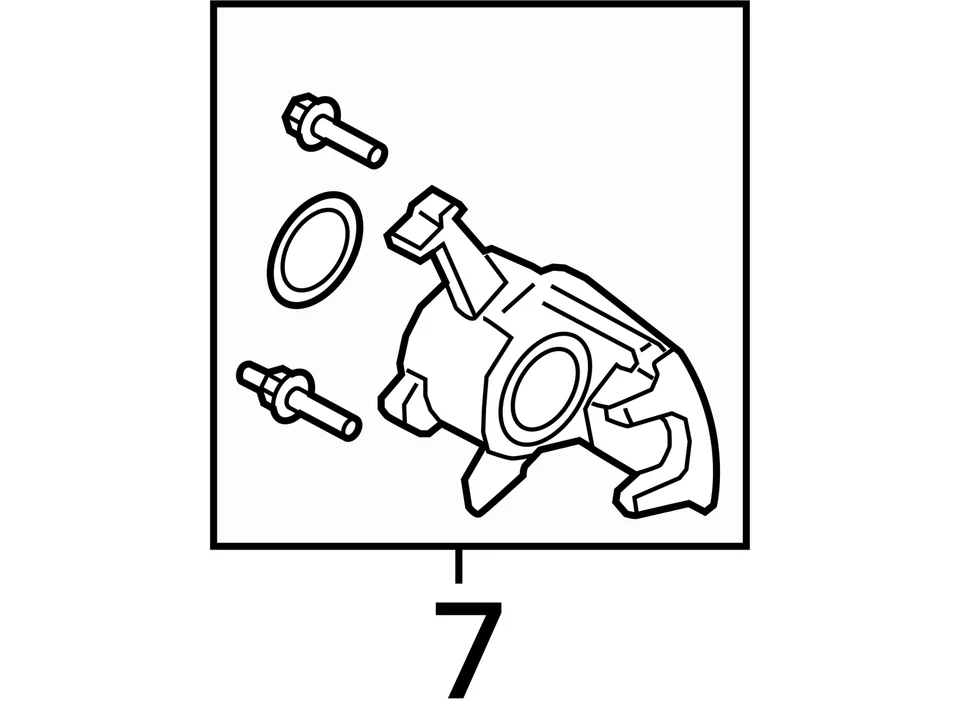 Pinza de freno trasera izquierda Lincoln Navigator LH 2018 2019 2020 2021 *92 k millas* OEM Foto 4 de 4