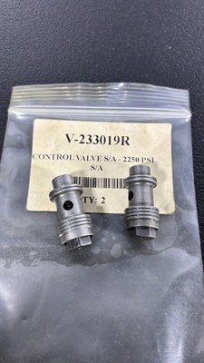 Vickers V-233019R Relief Control Valve S/A 2250 PSI . Lot of 2 . NOS
