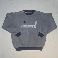 Vintage Dallas Cowboys Logo Athletic NFL Pullover Sweater Size XL Embroidered