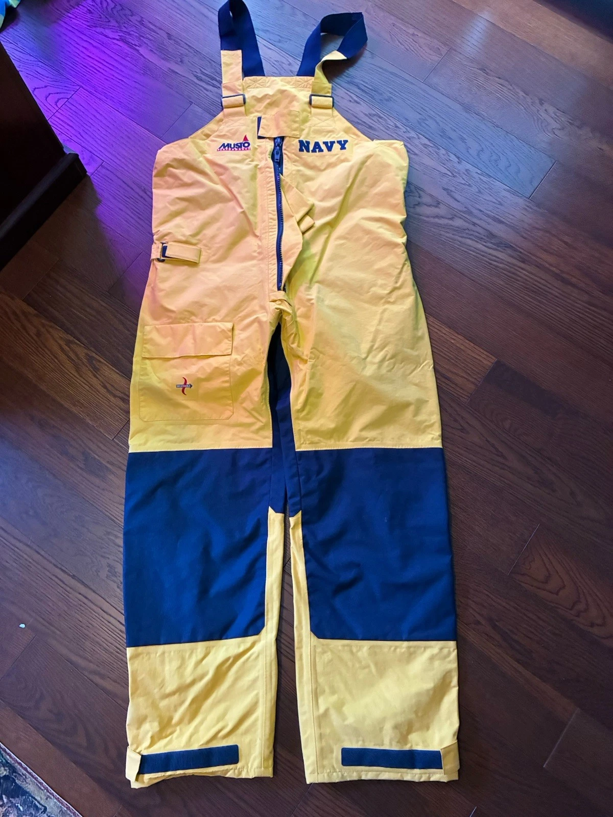 Musto Performance Overalls Offshore Waterproof Bib US Navy Size 2XL