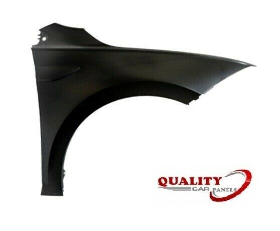 Front Wing Primed Without Indicator Right O/S Lamp Hole Fits VW Polo 2018- On