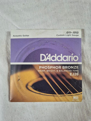 D'Addario EJ26 Phosphor Bronze - custom light  (011-052) - Saiten Westerngitarre
