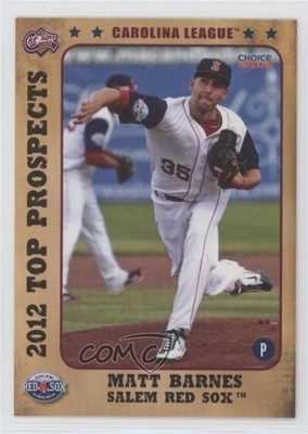 2012 Choice Carolina League Top Prospects Matt Barnes #06 0c1q