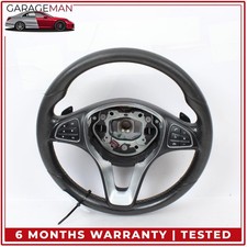 2014-2020 Mercedes X156 GLA250 Lenkrad Links Vorne Mit Schaltpaddles OEM Schwarz 2014-2020 Mercedes X156 GLA250 Lenkrad Links Vorne Mit Schaltpaddles OEM Schwarz