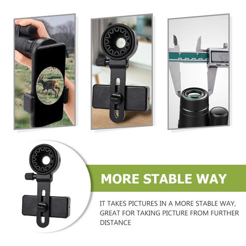  Telescope for Phone Mount Adjustable Tripod Cellphone Holder Clip - Zdjęcie 11 z 12