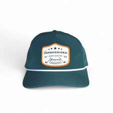 NEW-  Green- Adjustable Snapback Rope Hat