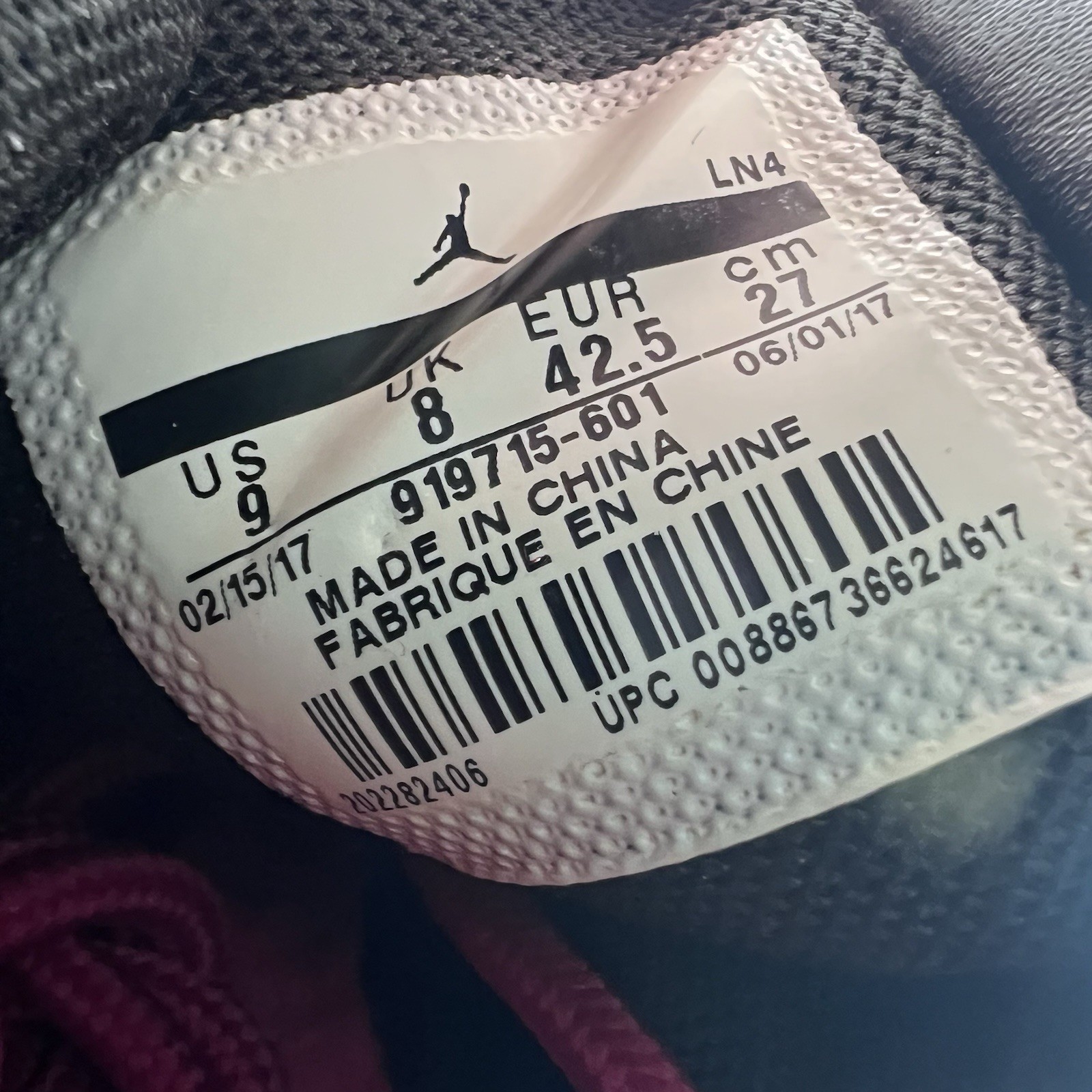 Nike Jordan Flight Luxe Triple Red Lace Up Athletic Shoes Sneakers Men's Size 9 thumbnail 8