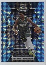 2022-23 Panini Mosaic Reactive Blue Mosaic Prizm Anthony Edwards #26 6tw