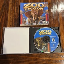 Zoo Tycoon PC CD-ROM (2001, Windows) Very Good Condition Vintage Classic TESTED