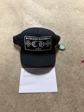 Chrome Hearts Black NYC Trucker Hat Snap Back...