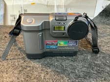Sony Digital Mavica MVC-FD83 - Untested For Parts - Includes Strap Lens Cap