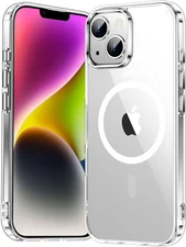 Temdan for iPhone 14 Clear Transparent Phone Case