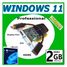 2GB Windows 11 GAME Video Card  HDMI or DVI D...