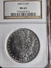 1883-O Morgan Silver Dollar MS65 ICG