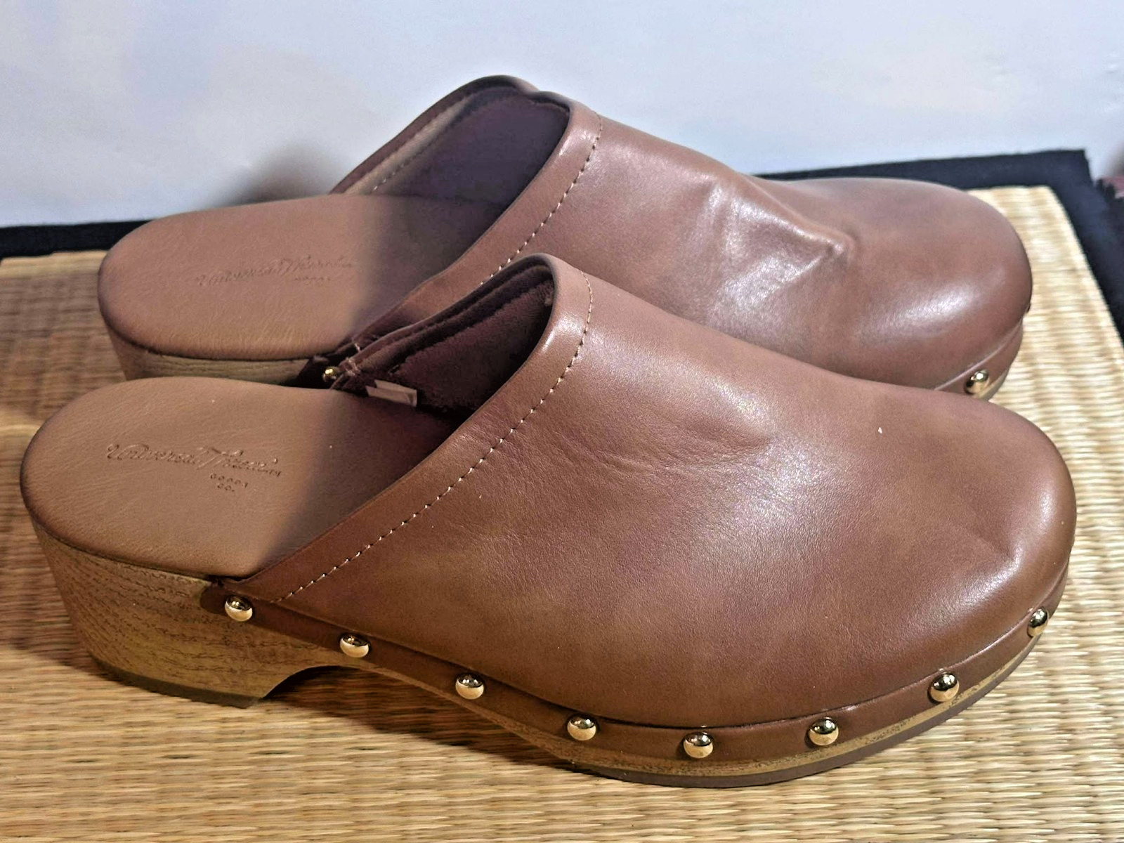 Universal Thread Clogs Cognac Brown Memory Foam S… - image 3