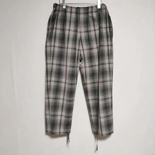 un/unbient EASY TROUSERS UNPT59-UMEX WOOL TROPICAL Pants gray 4-1215M∞