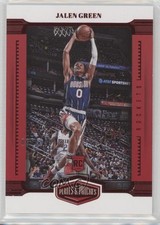2021-22 Panini Chronicles Plates and Red 37/149 Jalen Green #402 Patch 1f1