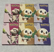 Lot Of 6 New McDonald's Pok mon 2022 Game Card Packs  Numbers 4,6,7