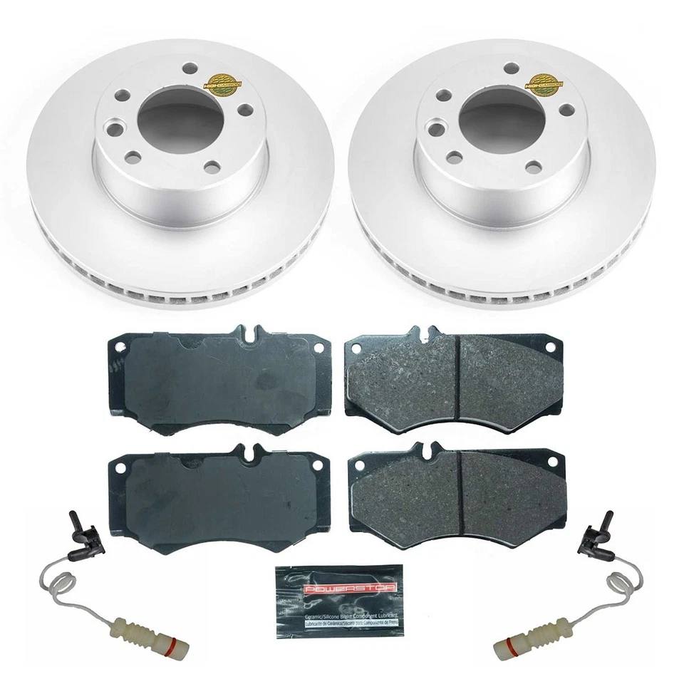 ESK6879 Powerstop Juego de 2 Ruedas Disco de Freno y Kits de Pastillas Delanteras para MB Mercedes G500 Foto 2 de 2