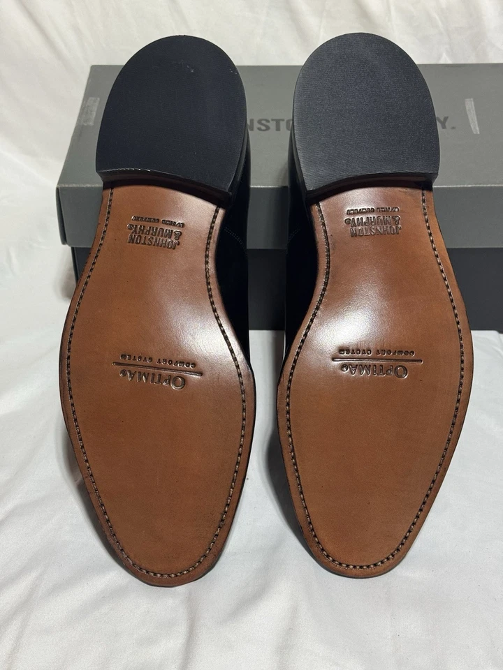 Johnston'n & Murphy'y Melton Clásico Puntera Oxford - Zapatos de vestir atemporales para hombre Foto 2 de 4