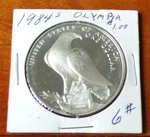 1984 S Los Angeles Olympiad Commemorative silver dollar