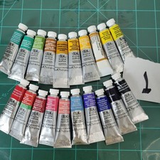 Winsor  Newton Professional Artist Watercolor Paint Lot Of 20/ 5ml NEW
