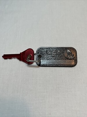 Vintage Protected Property Of Keychain Pray For Peace Keyfob Catholic