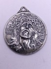 M. DE JEAN - VINTAGE STERLING 26 GRAM LARGE - JESUS SUFFERING PENDENT (S602) 