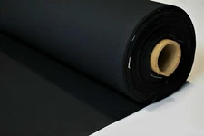 50 Yards Black Cotton Poly Platform Cloth Canvas Decking Fabric 40"W Upholstery 
