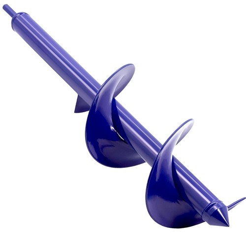 Glossy Black Extended Auger Spiral Drill Bit for Bulbs & Flowers Planting - Picture 3 of 7