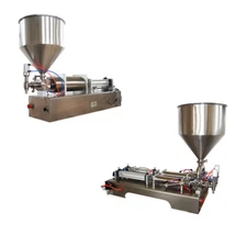 10-5000ml Liquid Paste Filling Machine Pneumatic Piston Filler Bottle Packing