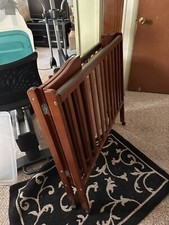 Used Portable Baby Crib With Mattress