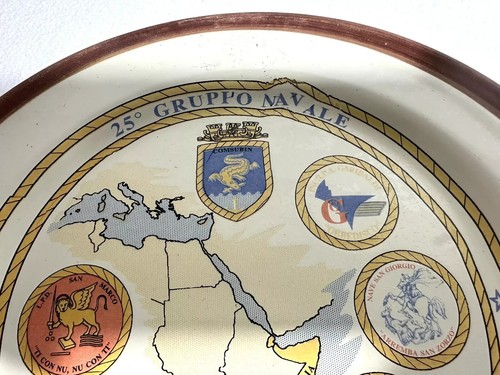 CREST STEMMA GARIBALDI SAN GIORGIO MARCO SCIROCCO STROMBOLI IBIS MARINA MILITARE - Foto 8 di 9