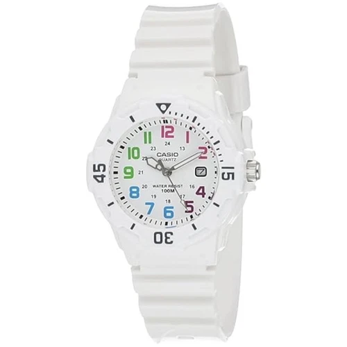 Casio Unisex Kids Teens White Pop 33mm Watch LRW-200H-7BV