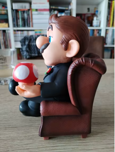 Super Mario as The Godfather 007 PVC Action Figures Toy Model Toys 16cm - Picture 9 of 13