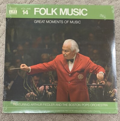 Arthur Fiedler & The Boston Pops Time Life Records Vol. 14 Folk Music NEW