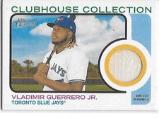 2022 Heritage Baseball Clubhouse Collection Relics Vladimir Guerrero Jr. Blue Ja