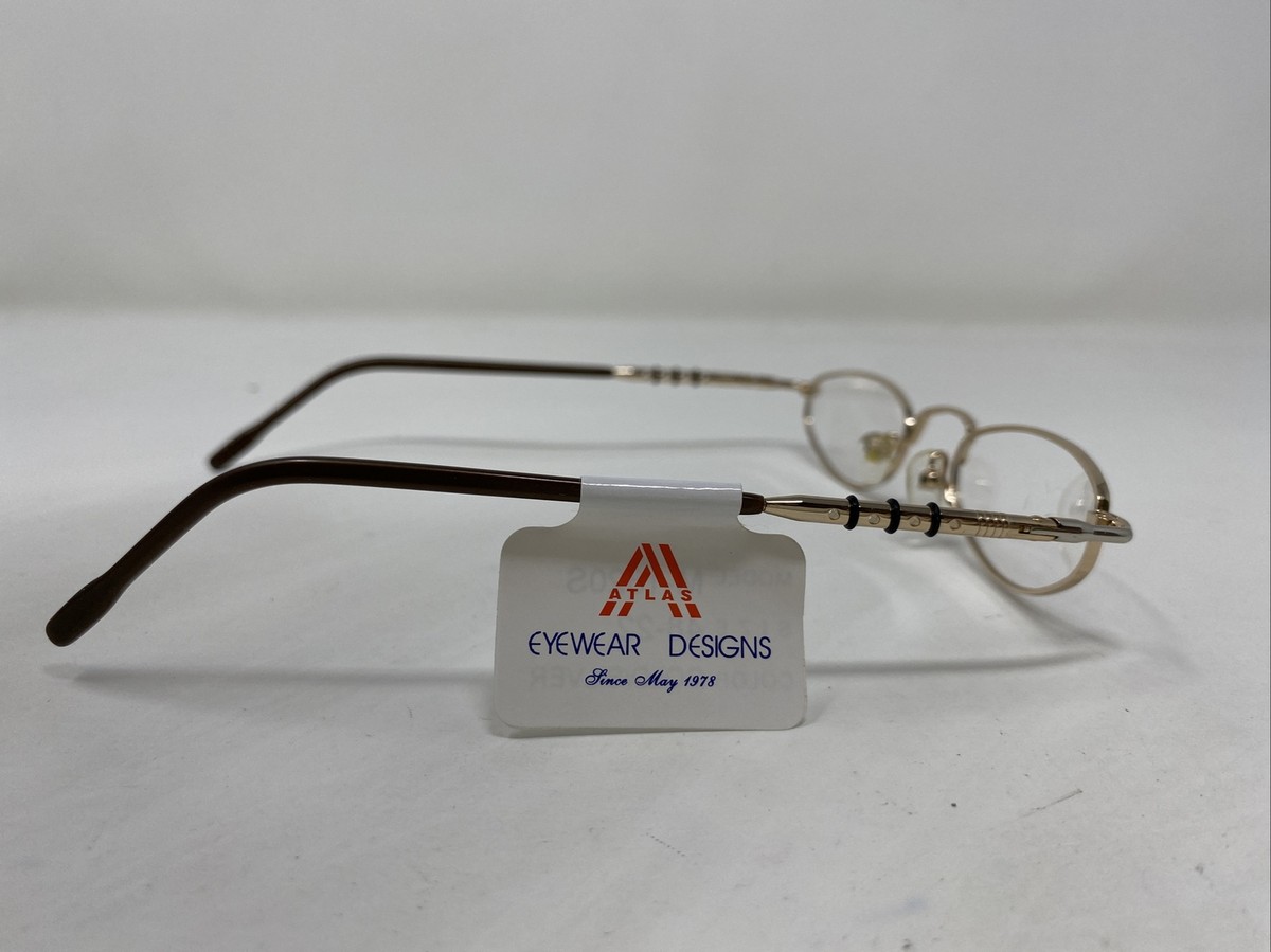 Atlas Eyewear M-1820S GOLD/SILVER C2 48-22-140 Full Rim Eyeglasses