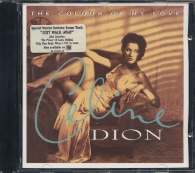 Celine Dion - The Colour of My Love 15 Tracks Hype Sticker Cd Excellent