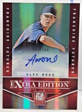 Alex Wood 2012 Elite Extra Ed EEE Franchise Futures RC Auto #'d 42/200 - DODGERS