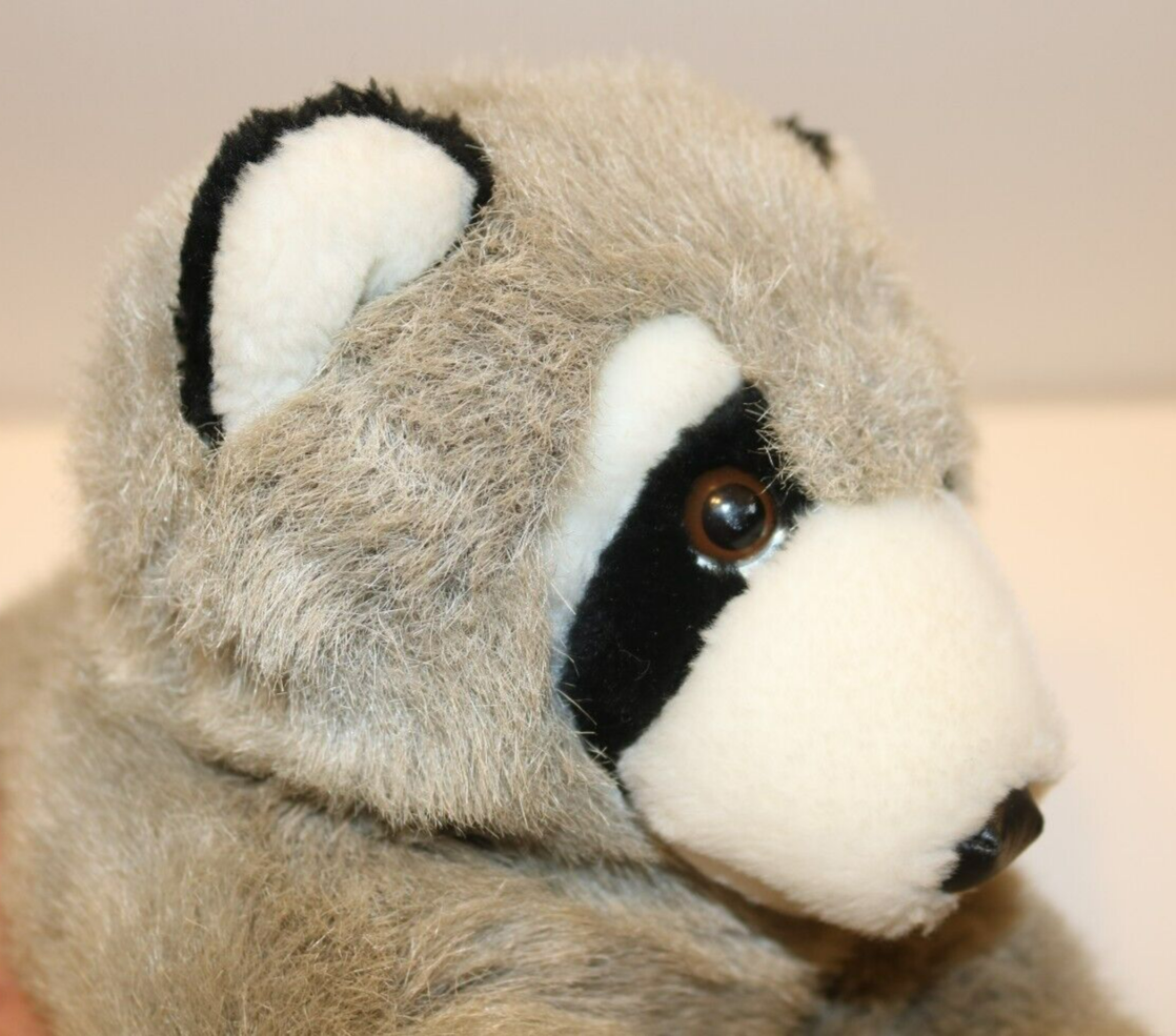 Vintage 24K Special Effects Polar Puff Raccoon Plush Stuffed