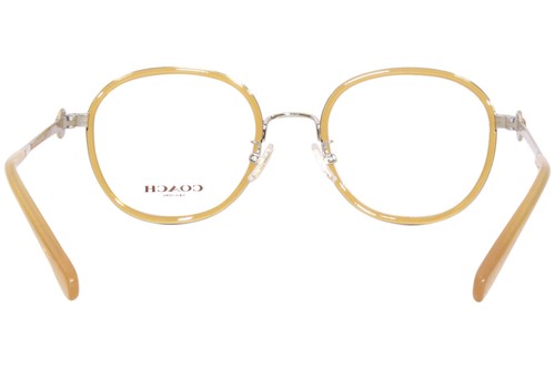 Coach HC5129 5647 Eyeglasses Women's Milky Amber Round Shape Full Rim 51mm - Picture 4 of 4