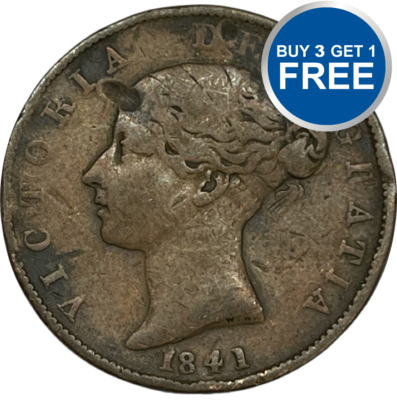 #ad 1 HALF PENNY CHOICE OF YEAR FROM 1838 1860 VICTORIA GREAT BRITAIN GBP 249.99
