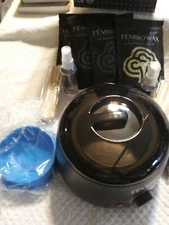 Wax Warmer, Femiro Hair Removal Home Waxing Kit with 4 Flavors Stripless Hard Wa